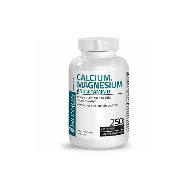 Calciu + Magneziu + Vitamina D3 1000UI 250 tbl, Bronson