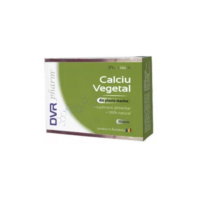 Calciu vegetal 20 cps, DVR Pharm