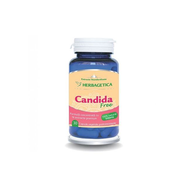 Candida Free 30 cps, Herbagetica 