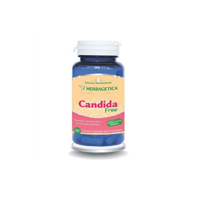 Candida Free 60 cps, Herbagetica 