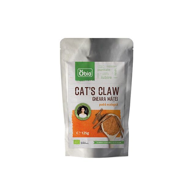 Cat's Claw  pulbere raw bio 125g, Obio