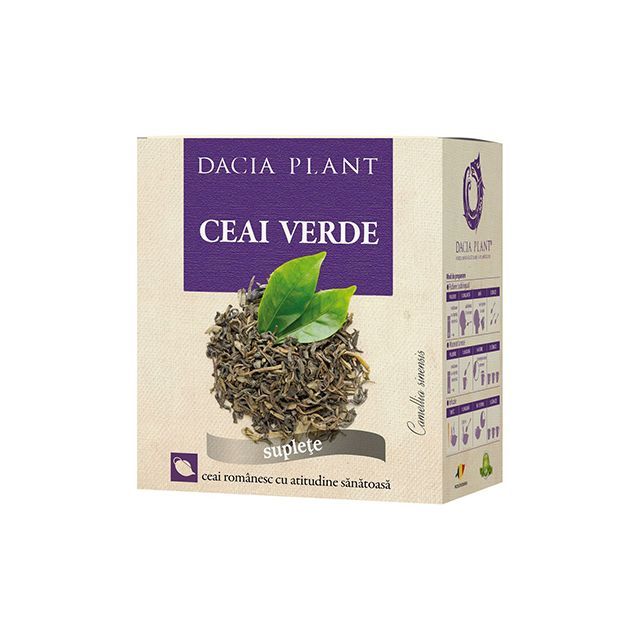 Ceai verde 50g, Dacia Plant