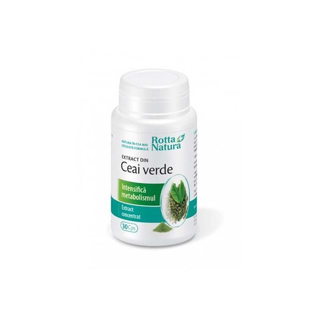 Ceai verde extract 30 cps, Rotta Natura