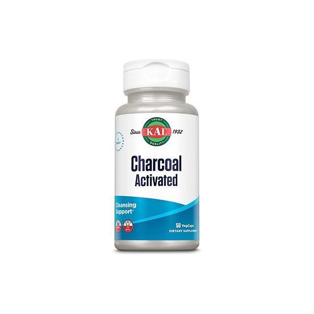 Charcoal Activated (Carbune medicinal) 50 cps, KAL