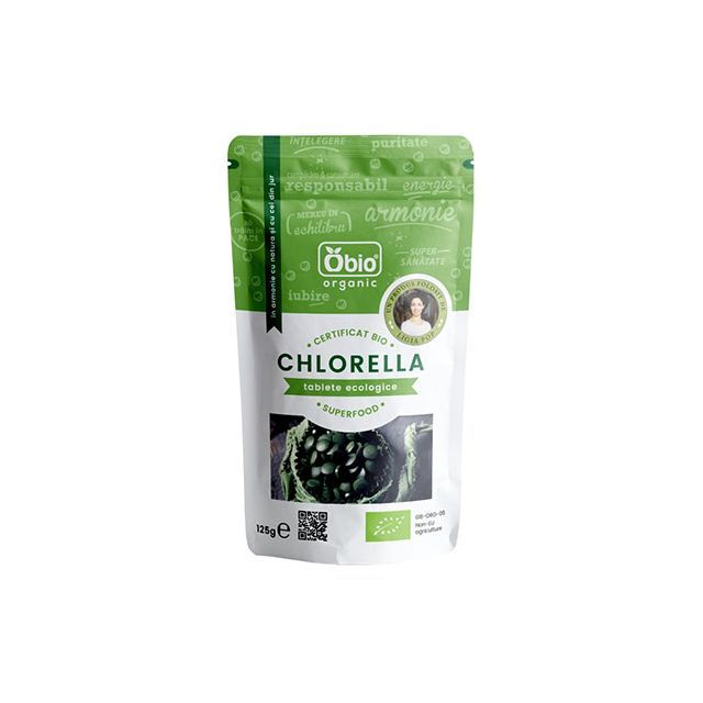 Chlorella tablete bio 125g (250 tbl), Obio