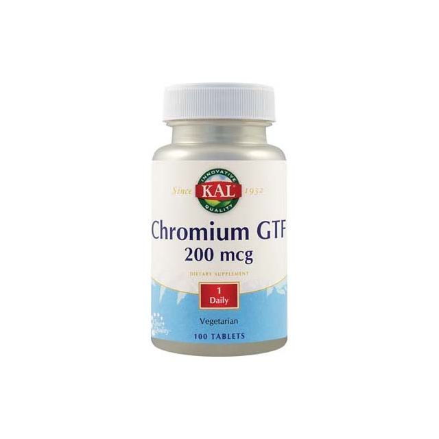 Chromium GTF 200mcg 100 tbl, KAL