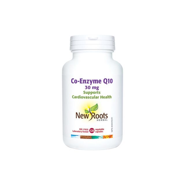 Co-Enzyme Q10 30mg 120 cps, New Roots