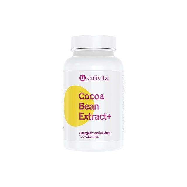 Cocoa Bean Extract + 100 drajeuri, Calivita