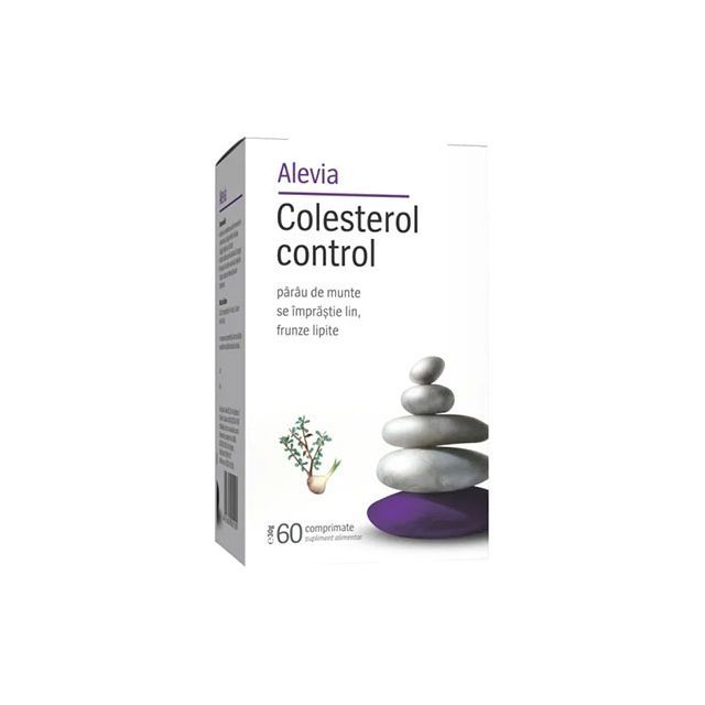 Colesterol control 60 cpr, Alevia