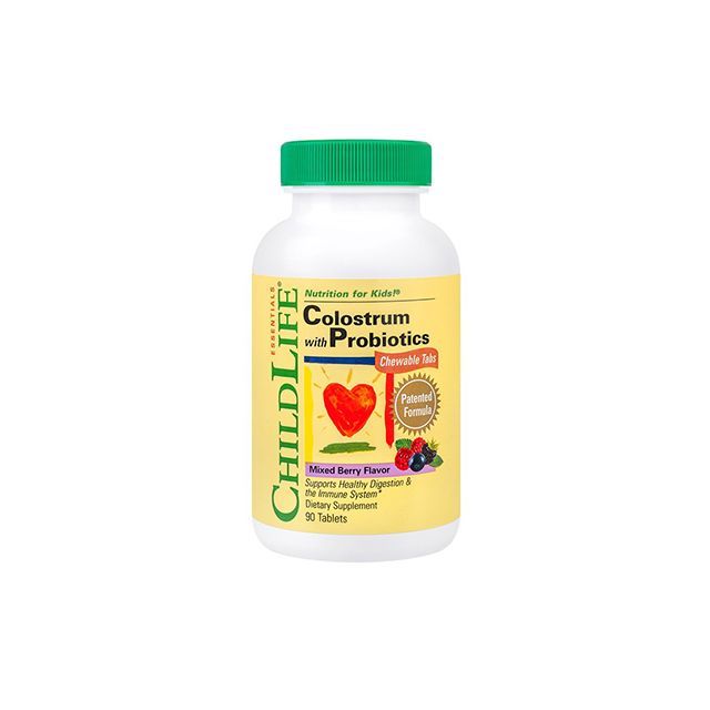 Colostrum with Probiotics Chewable Tabs 90 tbl, ChildLife Essentials
