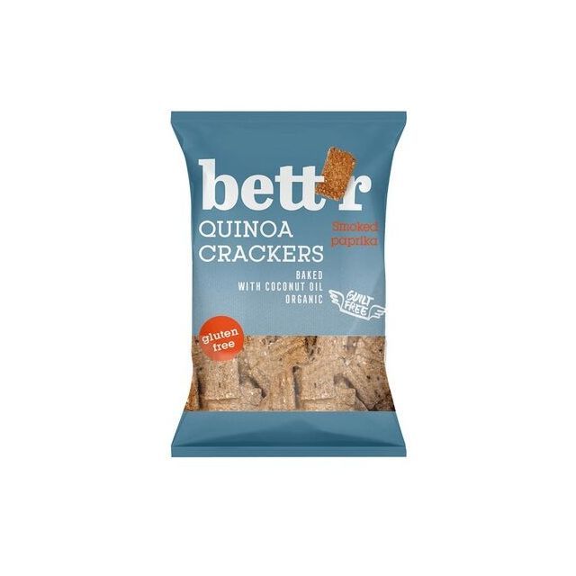 Crackers cu quinoa si boia fara gluten eco 100g, Bettr