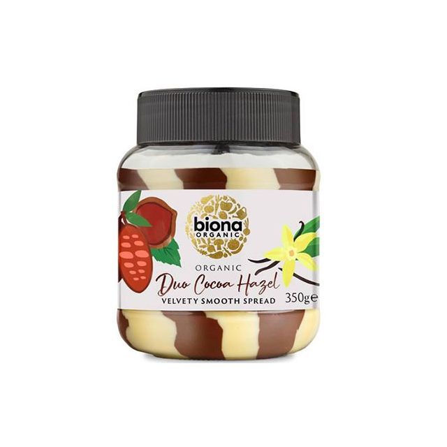 Crema de ciocolata cu alune Duo Swirl bio 350g, Biona