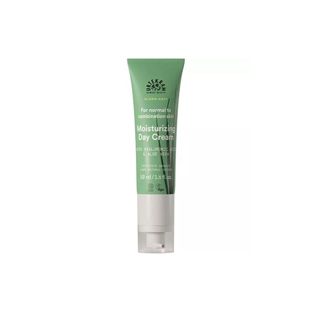 Crema bio faciala hidratanta zi ten normal, gras, mixt cu lemongrass, aloe vera si acid hyaluronic 50ml, Urtekram