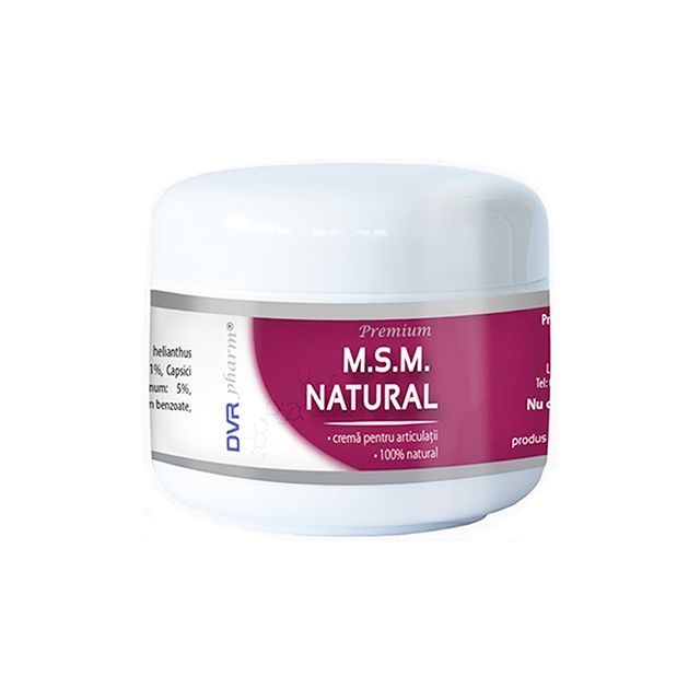 M.S.M Natural Crema 75ml, DVR Pharm