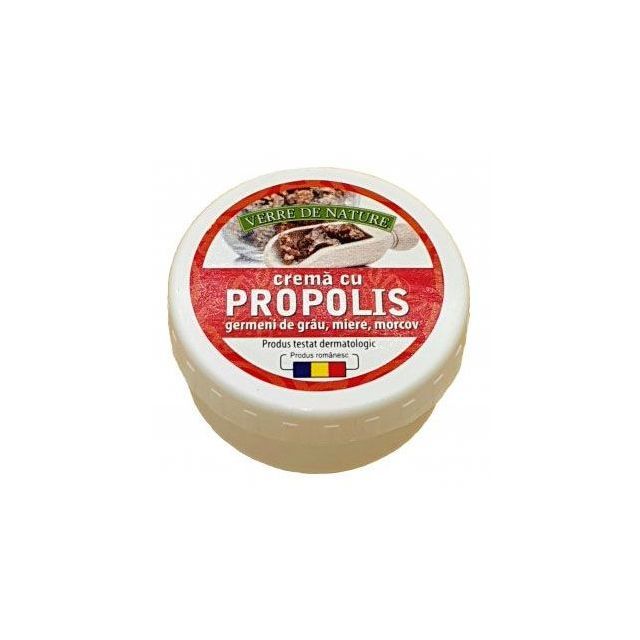 Crema cu propolis, germeni de grau, morcov si miere de albine 20g, Manicos