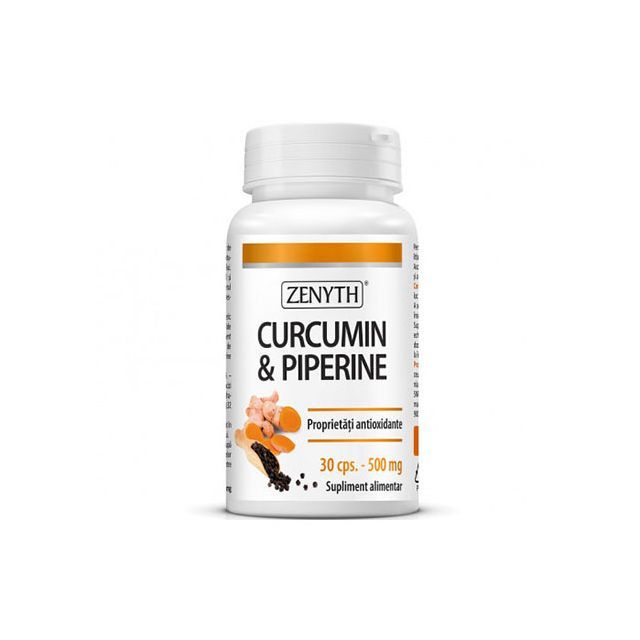 Curcumin & Piperine 500g 30 cps, Zenyth