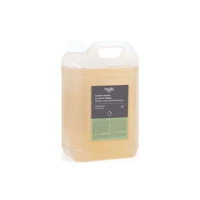 Detergent ecologic pentru rufe cu sapun de Alep fara parfum, 5l, Najel