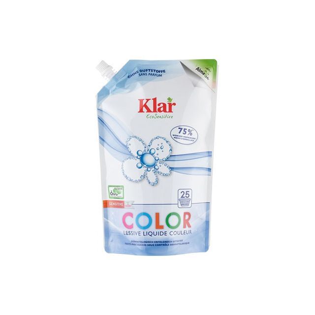 Detergent lichid pentru rufe colorate 1,5l, Klar