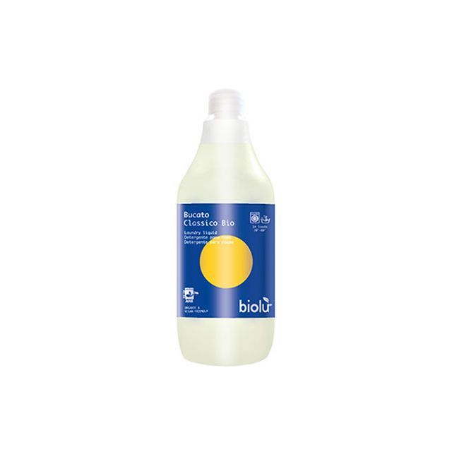 Detergent ecologic lichid pentru rufe albe si colorate lamaie 1l, Biolu