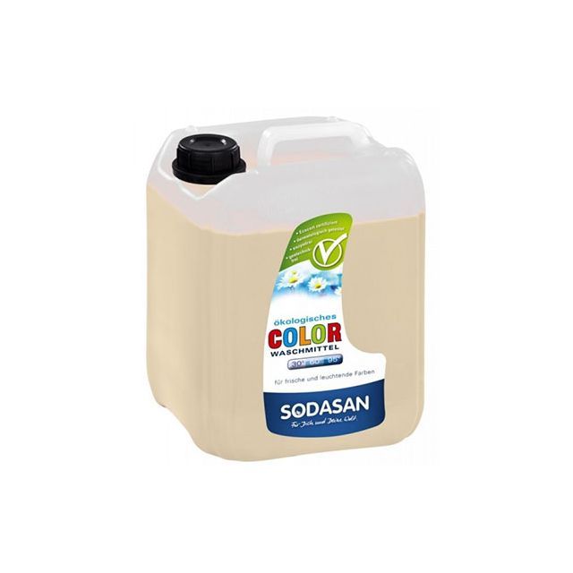 Detergent ecologic lichid pentru rufe albe si colorate lime 5l, Sodasan