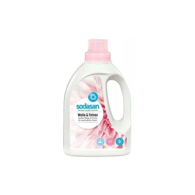 Detergent Bio Lichid Pentru Rufe Delicate, Lana Si Matase 750ml, Sodasan