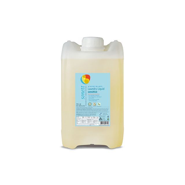 Detergent ecologic pt. rufe albe si colorate, neutru Sensitive 10l, Sonett