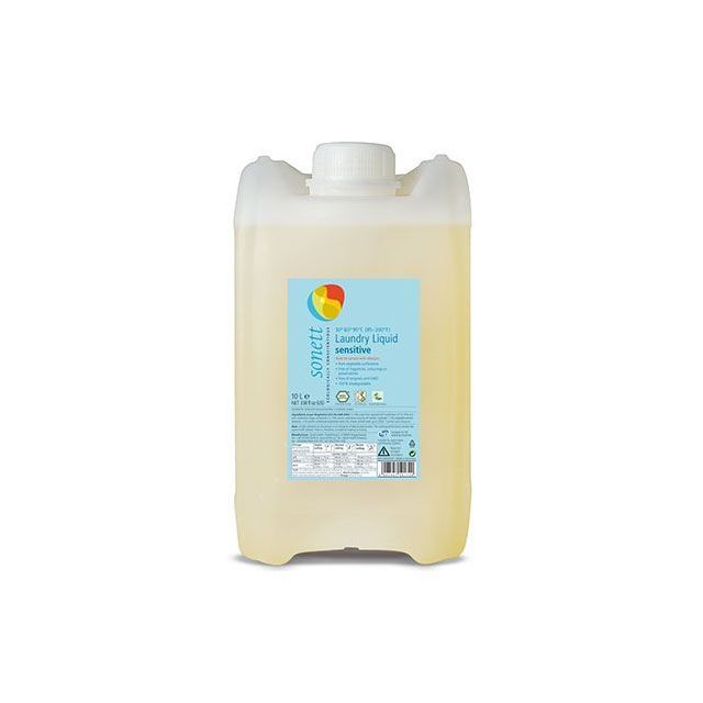 Detergent ecologic pentru rufe albe si colorate, neutru Sensitive 10l, Sonett