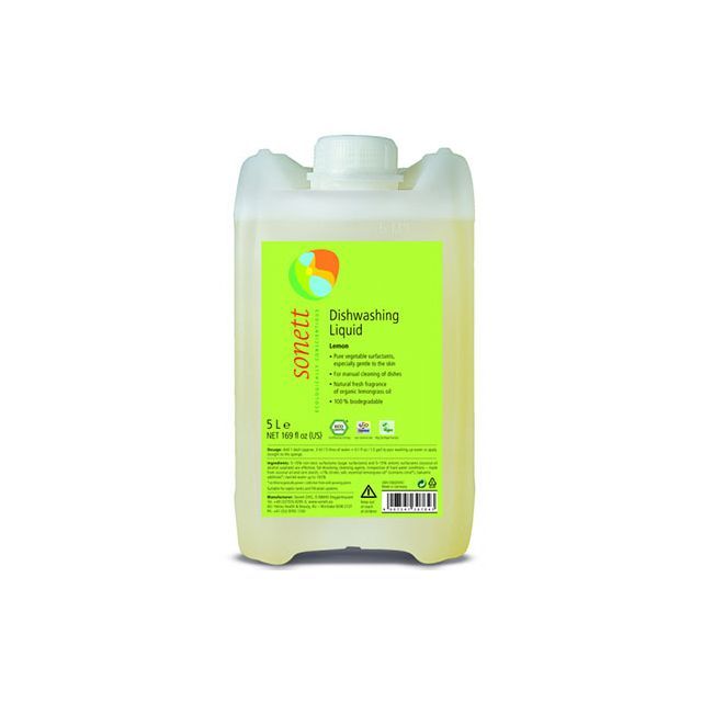 Detergent ecologic pentru spalat vase cu lamaie  5l, Sonett