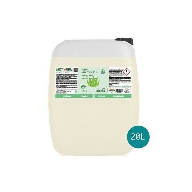 Detergent ecologic pentru spalat vase cu aloe vera 20l, Biolu