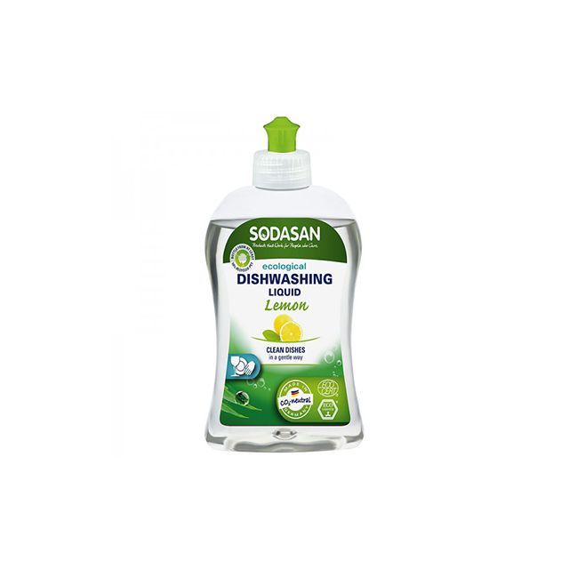 Detergent lichid ecologic pentru vase cu lamaie 500ml, Sodasan