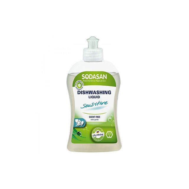 Detergent Vase Lichid Bio Sensitiv 500ml, Sodasan