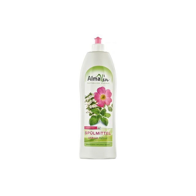 Detergent de vase cu trandafir salbatic si melisa 1l, AlmaWin