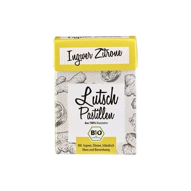 Dropsuri cu ghimbir si lamaie bio 30g, Aries