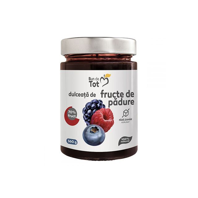 Bun de Tot Fructe de Padure dulceata 360g, Dacia Plant