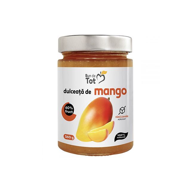 Bun de Tot Mango dulceata fara zahar 360g, Dacia Plant