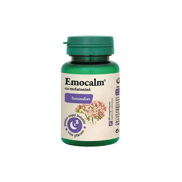 Emocalm cu melatonina 60 cpr, Dacia Plant