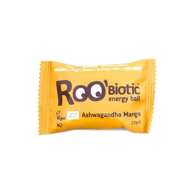 ROObiotic energy ball ashwaganda si mango bio 22g, Roobar