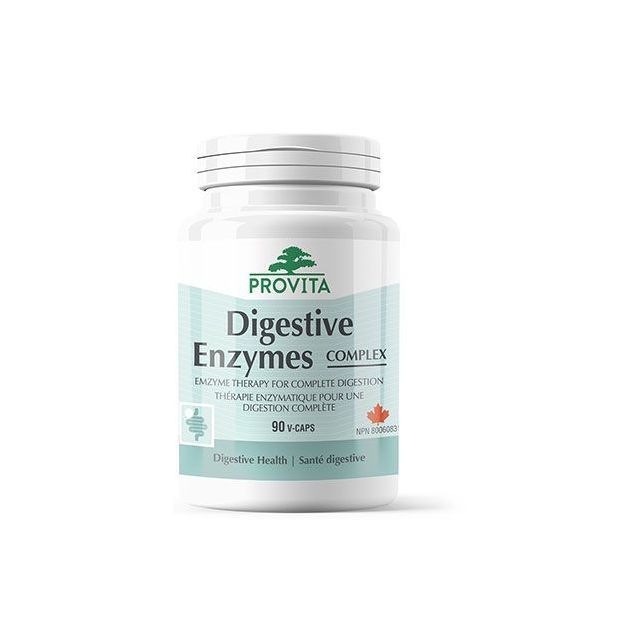 Complex de enzime digestive (Digestive enzymes complex) 90 cps, Provita Nutrition
