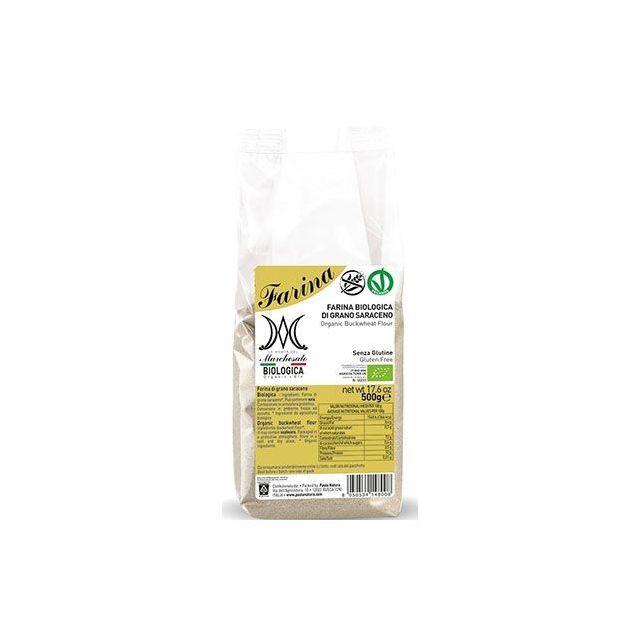 Faina de hrisca fara gluten bio 500g, Marchesato