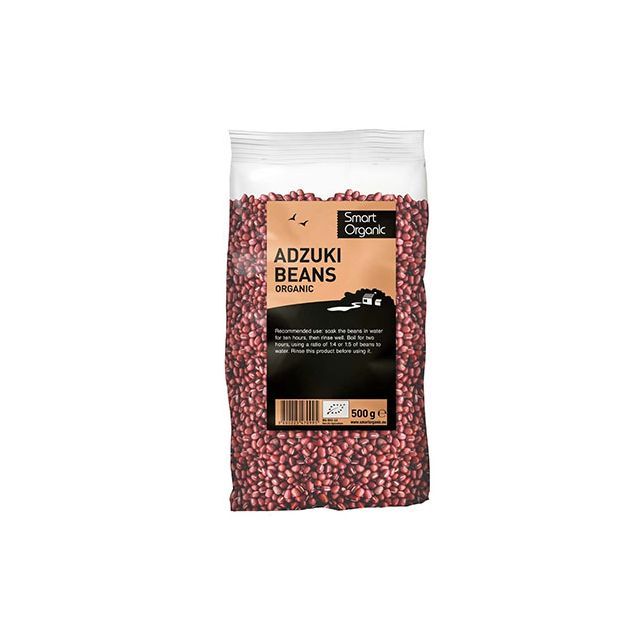 Fasole azuki bio 500g, Smart Organic