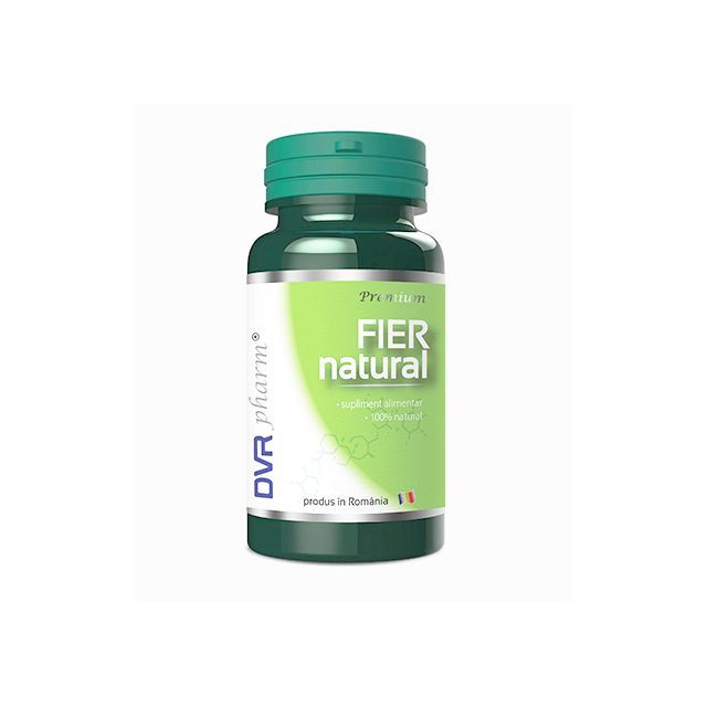Fier natural 60 cps, DVR Pharm