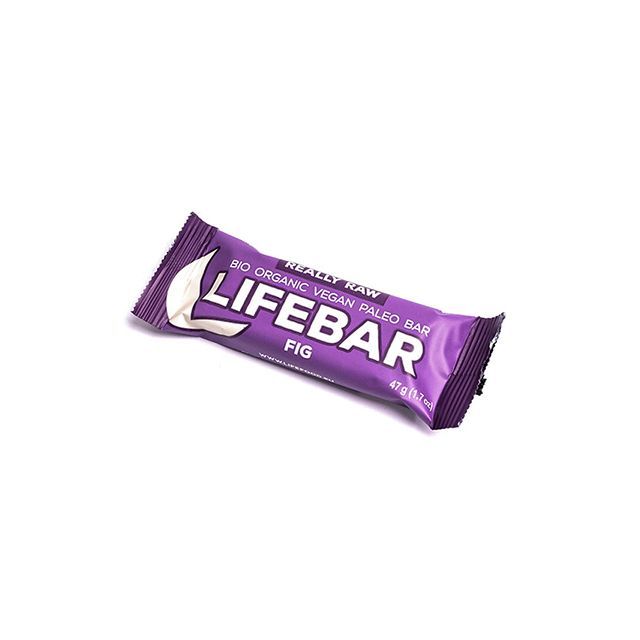 Lifebar baton cu smochine raw bio 47g, Lifefood