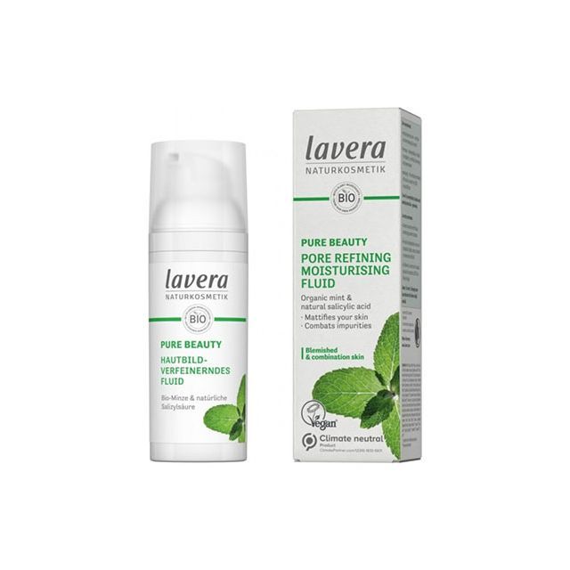 Fluid hidratant pentru inchiderea porilor, ten gras, acneic 50ml, Lavera