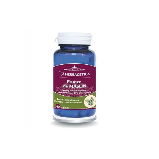 Frunze de Maslin Extract 60 cps, Herbagetica