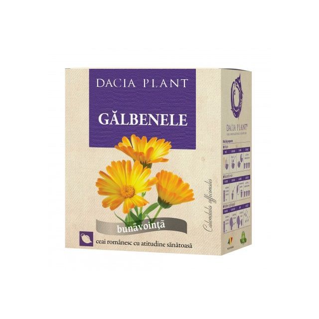 Ceai de Galbenele 50g, Dacia Plant