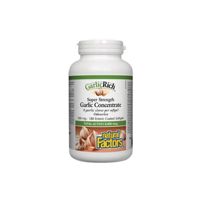 Garlic Rich (usturoi forte dezodorizat) 500mg 90 cps, Natural Factors