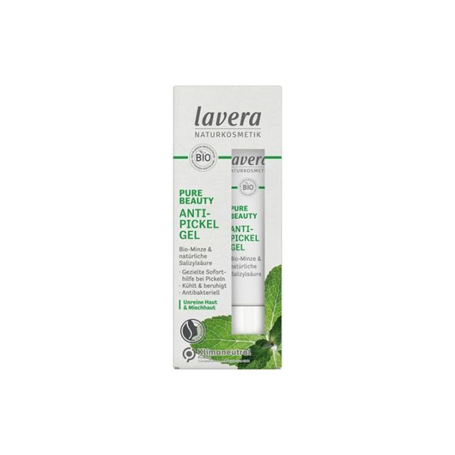 Gel anti acnee cu menta, zinc si acid salicilic natural 15ml, Lavera