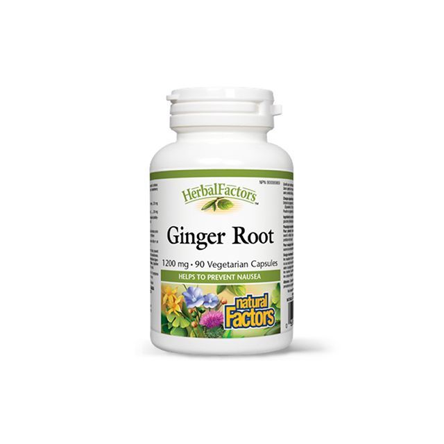 Ginger Root - Forte  (Radacina de Ghimbir) 1200mg 90 cps, Natural Factors