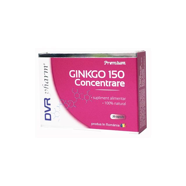 Ginkgo 150 concentrare 20 cps, DVR Pharm
