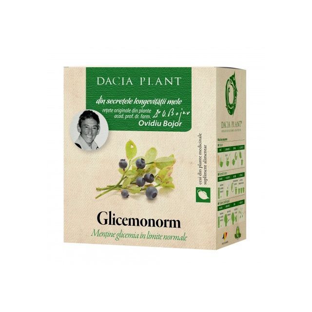 Glicemonorm ceai 50g, Dacia Plant